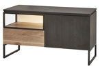 Meuble-tv-1-porte-1-tiroir-1-niche-Portofino-decor-noir-vieux-chene-K616-TV1-Evan