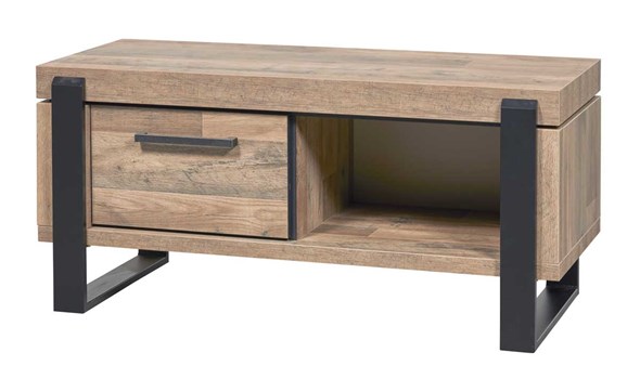 Meuble-tv-1-porte-niche-Udine-decor-parquet-naturel-noir-mat-K632-TV1-127cm-Evan