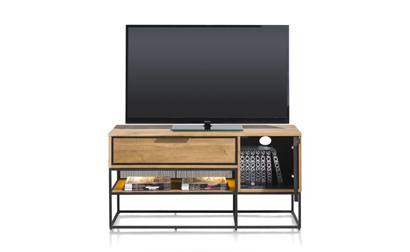 Meuble-tv-40938-City-lowboard-120cm-front-open-Henders-Hazel