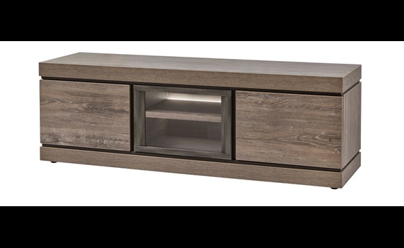 Meuble-tv-Belluno-decor-chene-fonce-K538-TV2-177cm-Evan