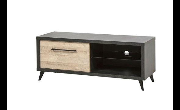 Meuble-tv-Milo-decor-dark-stone-128cm-Bauwens-GBO
