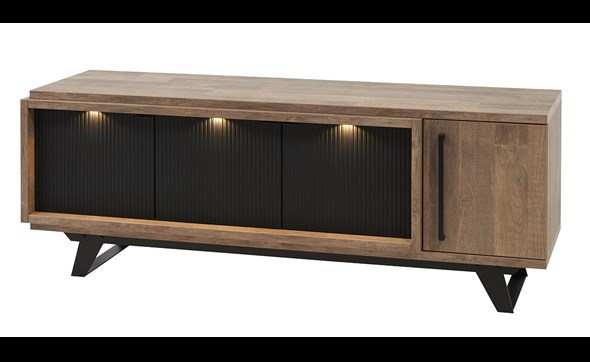 Meuble-tv-Trentino-174cm-TV7-old-teak-matt-black-Meubar