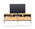 Meuble-tv-lowboard-1-porte-1-tiroir-3-niches-led-Pandey-chene-placage-railway-brown-laque-180cm-4238