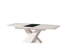 Orca tafel verlengstuk E9 Glas zwart Lievens