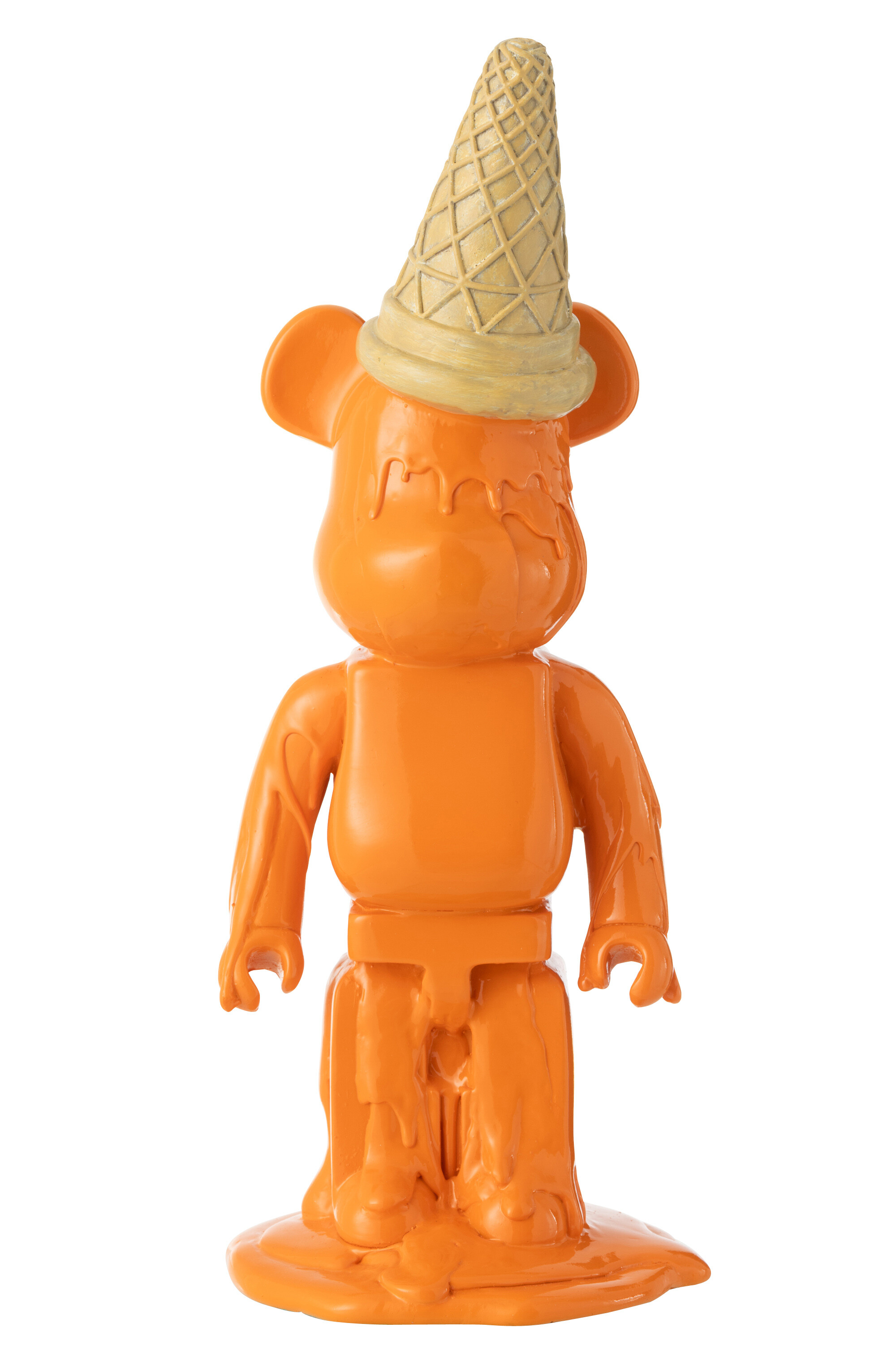 Ours-cornet-50039-resine-orange-Jolipa-01