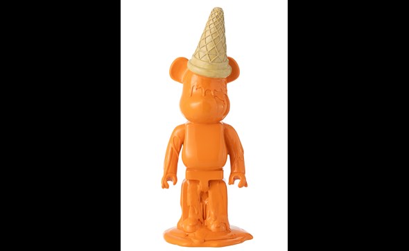 Ours-cornet-50039-resine-orange-Jolipa-01
