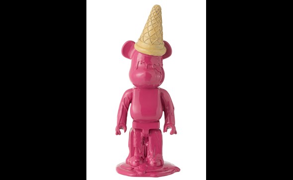 Ours-cornet-50045-resine-rose-Jolipa-01
