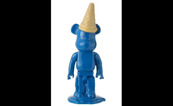 Ours-cornet-50051-resine-bleu-Jolipa-01