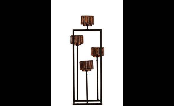Photophore-Sur-Pied-4-Parties-Rectangulaire-7546-Verre-Marron-01-Jolipa