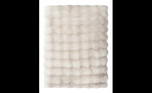 Plaid-144022-Bubble-flannel-sand-Mistral-Home