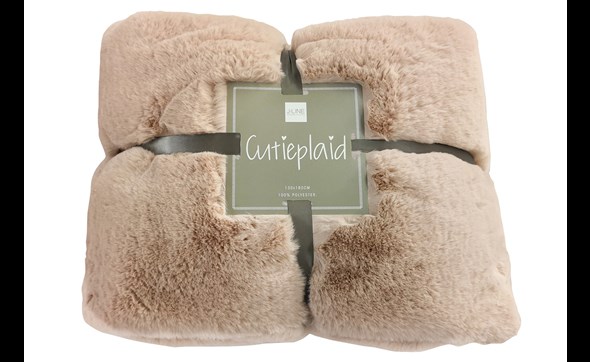 Plaid-Cutie-76873-polyester-beige-Jolipa