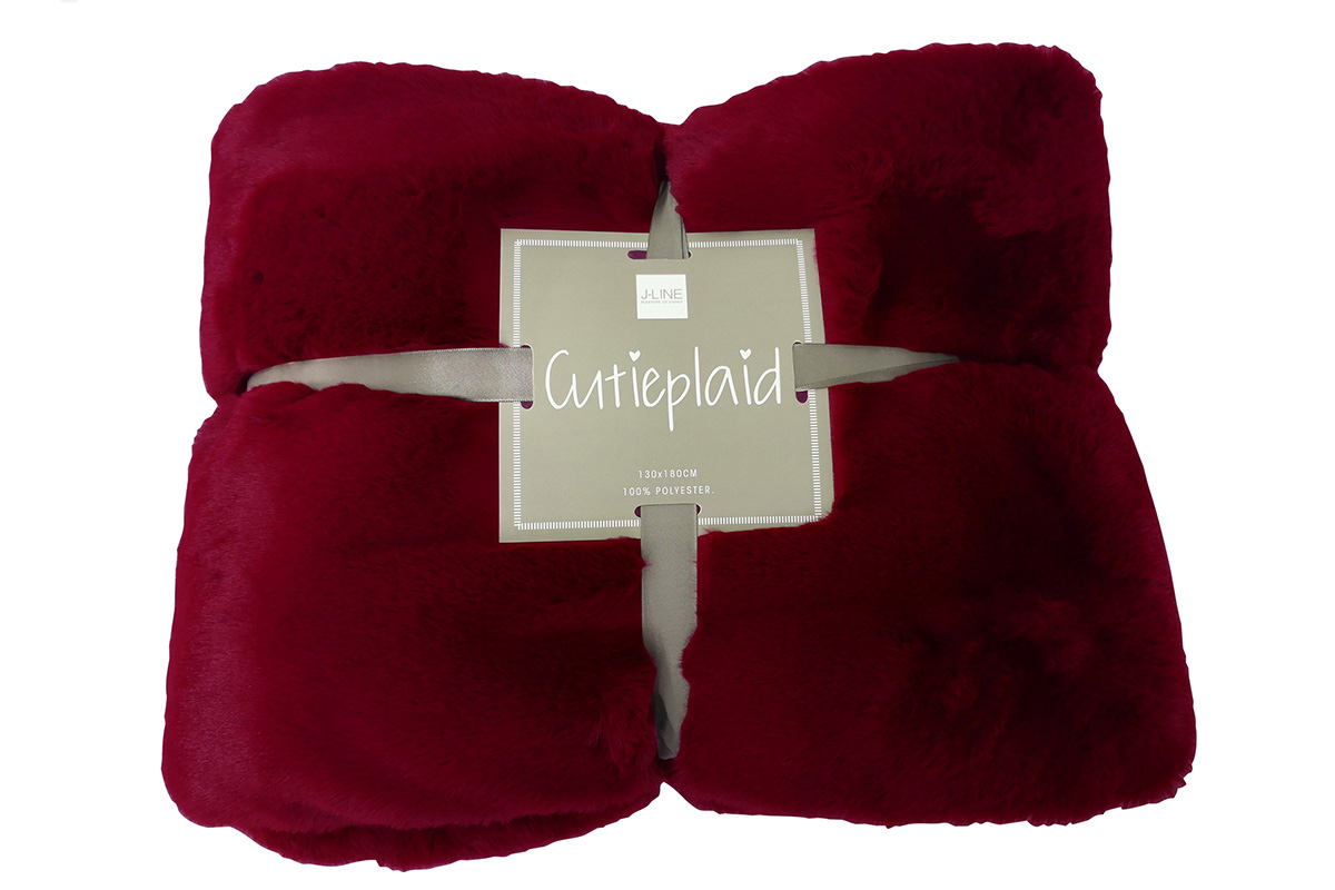 Plaid-Cutie-76883-polyester-rouge-Jolipa