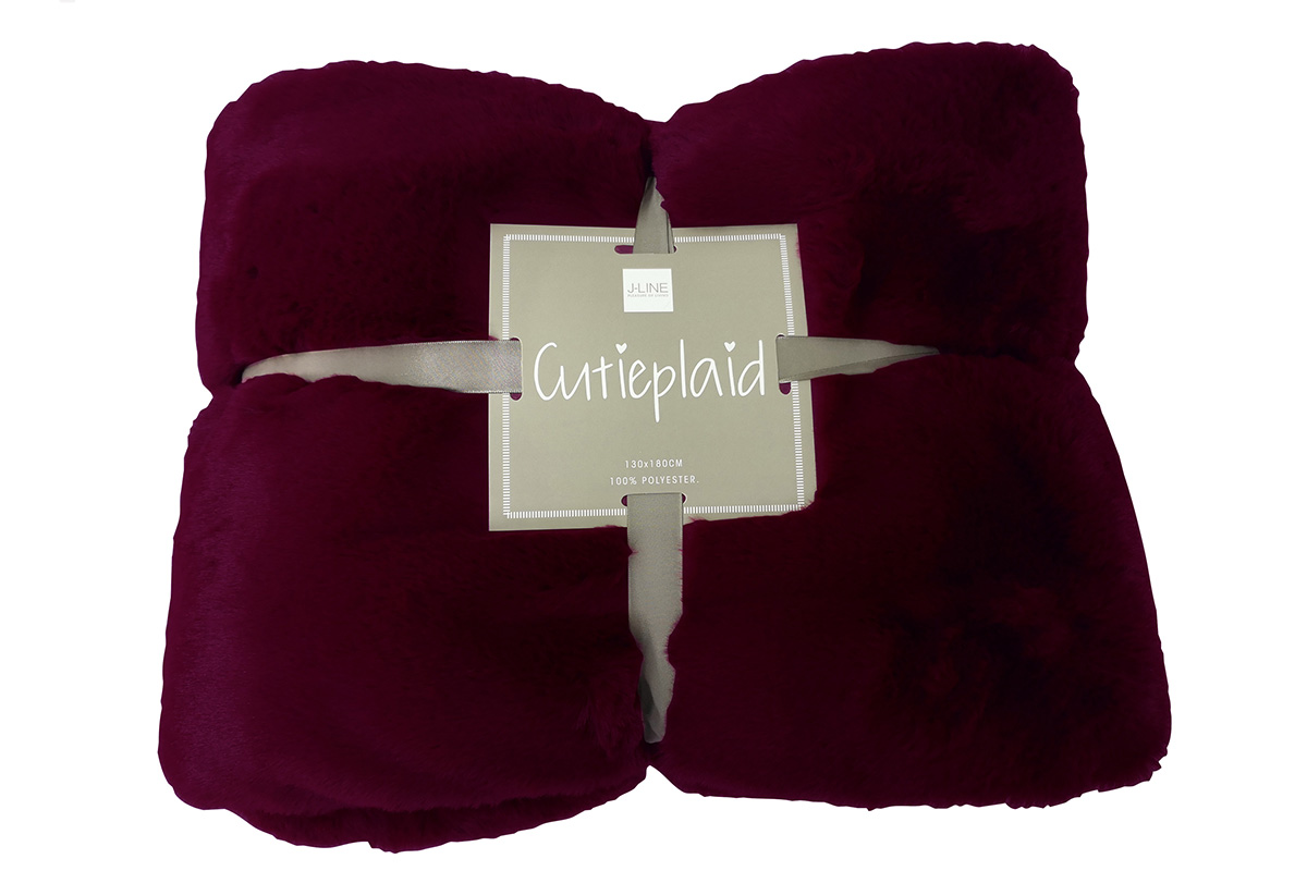 Plaid-Cutie-76884-rouge-fonce-Jolipa