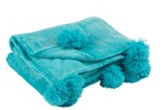 Plaid-Pompon-3482-Polyester-Azur-01-Jolipa