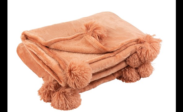 Plaid-Pompon-3485-Polyester-Vieux-Rose-01-Jolipa