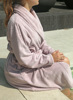 Robe-de-chambre-Antwerpen-9003-9004-9005-Vieux-Rose-Microfibre-Vandersickel