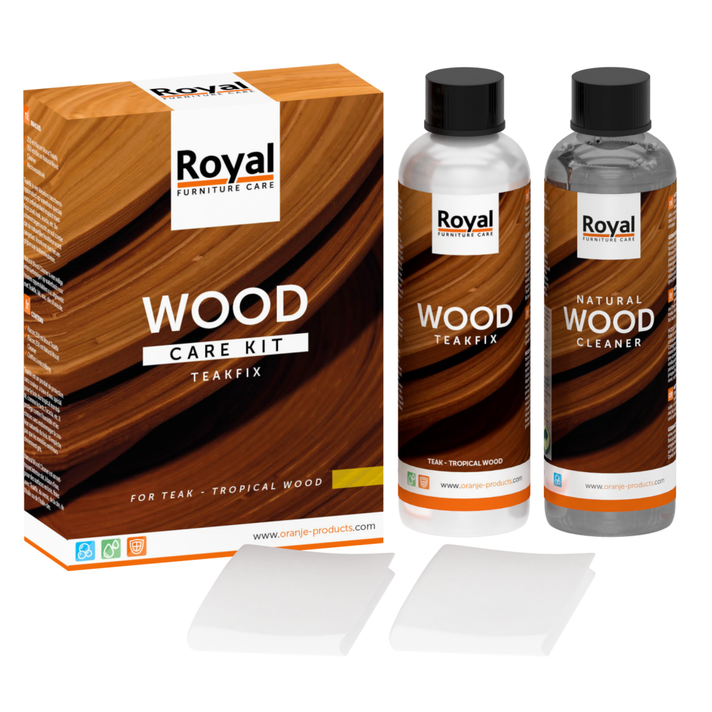 Royal-wood-care kit teakfix-500ml-Oranje