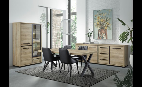 Salle-a-mange-Rico-decor-arizona-oak-164cm-TRUC-GBO