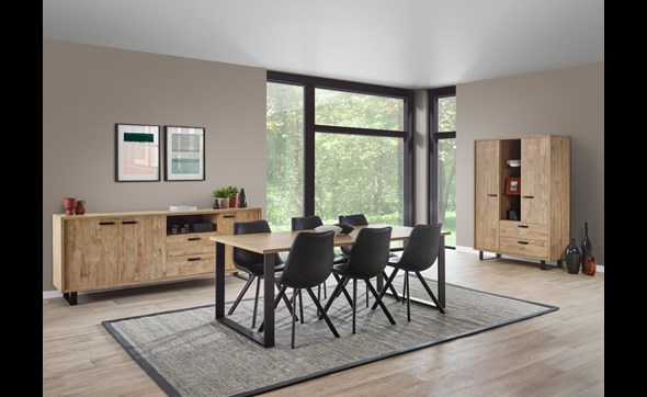 Salle-a-manger-Como-decor-bois-chene-dore-Neyt