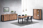 Salle-a-manger-Estrella-bar-decor-bois-industrial-oak-noir-Oosterlynck