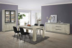 Salle-a-manger-Iljo-dressoir230cm-vitrine125cm-table180x100cm-beach-oak-Bauwens-GBO