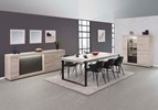 Salle-a-manger-Treviso-decor-chene-gris-clair-gris-fonce-mat-K549-buffet-219cm-vitrine-138cm-table-2
