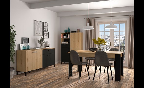 Salle-a-manger-Trust-decor-bois-brun-noir-chene-helvezia-dressoir-180cm-bar-102cm-table-extensible-1