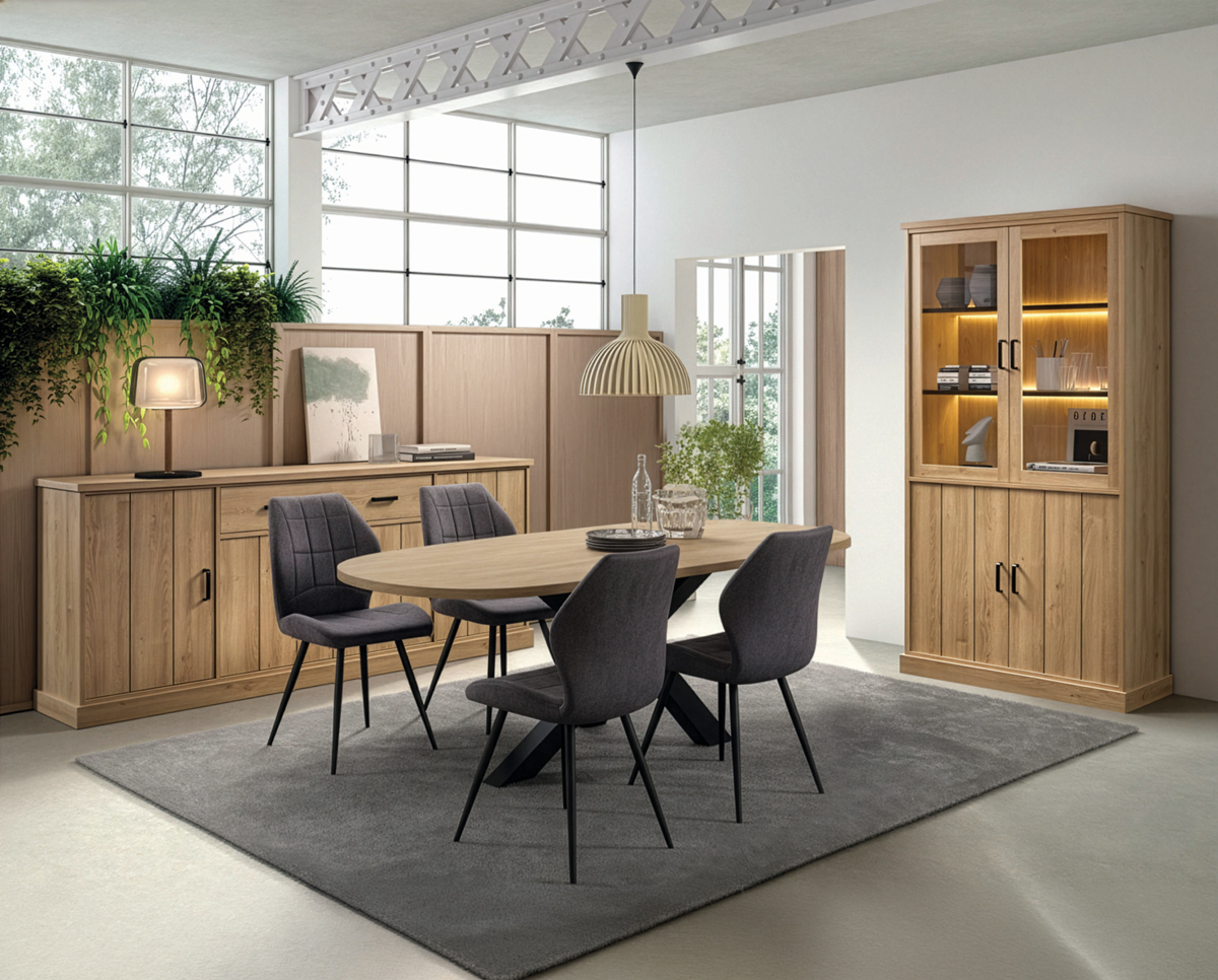 Salle-a-manger-Unal-melamine-heritage-oak-GBO