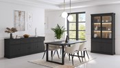 Salle-a-manger-Valencia-melamine-black-oak-Dullaert