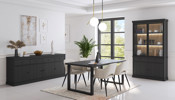 Salle-a-manger-Valencia-melamine-black-oak-Dullaert