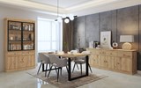 Salle-a-manger-Valencia-melamine-smoked-oak-239cm-sans-eclairage-Dullaert