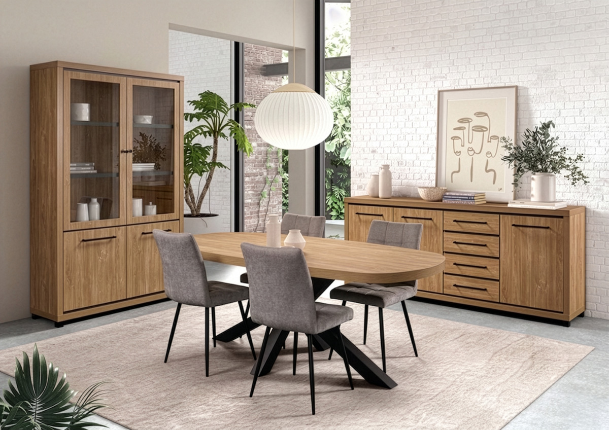 Salle-a-manger-sans-eclairage-Vittorio-papier-decor-houston-oak-chene-GBO
