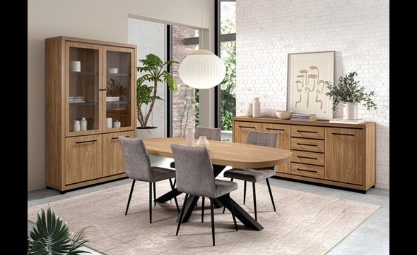 Salle-a-manger-sans-eclairage-Vittorio-papier-decor-houston-oak-chene-GBO