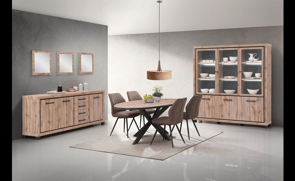 Salle-a-manger-table-ovale-Elegance-decor-bois-chene-canada-oak-Oosterlynck