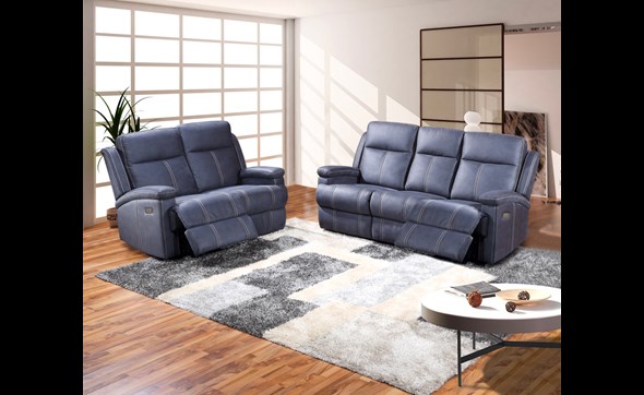 Salon- Maika-YB623-canape-relax-3-places-canape-realx-2-places-tissu-blue-open-Comodi-Sofa
