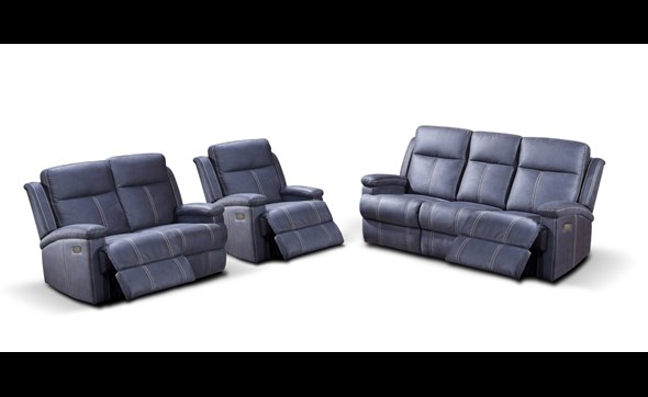 Salon- Maika-YB623-canape-relax-3-places-canape-relax-2-places-fauteuil-relax-tissu-blue-open-Comodi-Sofa