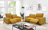 Salon-Buggy-tissu-Sense-D-29-jaune-2EE+2.5EE-Comodi-Sofa
