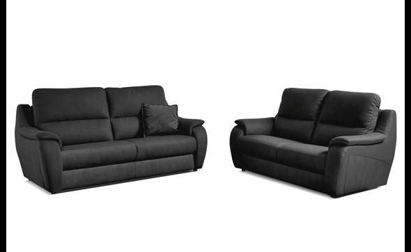 Salon-Caldas-canapé-3-places-canape-2-places-cuir-Consul-Topic-Azurro-fond-blanc-Hima