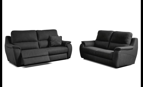 Salon-Caldas-canapé-relax-3-places-canape-2-places-cuir-Consul-Topic-Azurro-fond-blanc-Hima
