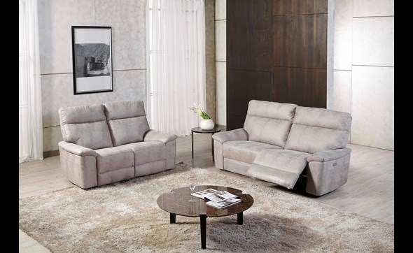 Salon-Cathy-NLK381-tissu-gris-zulu-03-silver-2,5-places-2-relax-electriques-2-places-Comodi-Sofa
