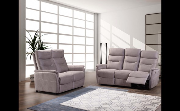 Salon-Eline-YB839-tissu-brun-gris-laser-3-places-2-relax-electriques-2-places-fauteuil-relax-electrique-TRUC-Comodi-Sofa