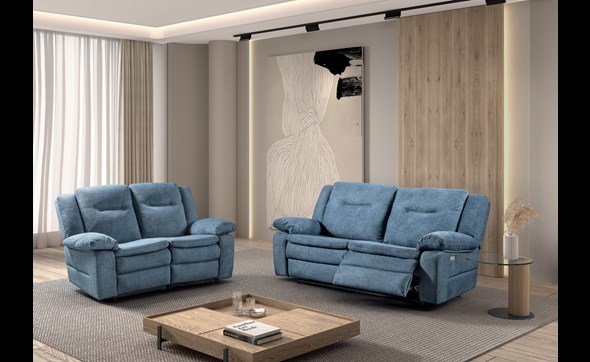 Salon-Eternity-relax-electrique-tissu-bleu-Comodi-Sofa