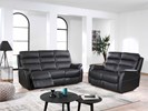 Salon-Tokyo-cuir-simili-rio-noir-canape-3pl-2p-relax-electique-Comodi-Sofa