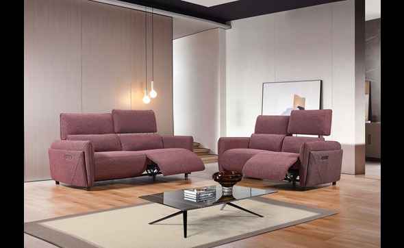 Salon-relax-Markle-25EE+2EE-tissu-chanel-rouge-Comodi-Sofa