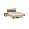 Set lit chevet 2 tiroirs-160x200-Nevada-0N61-AC176-chene artisan-gris metallique-01-Rauch