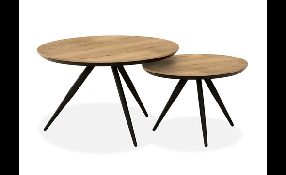 Set-2-tables-de-salon-Hayley-lamulux-melamine-blond-oak-Maxfurn