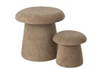 Set-2-tabourets-Champignon-MDF-grege-55806-Jolipa