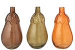 Set-3-vases-Feuille-verre-cognac-vert-olive-58124-Jolipa