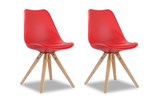 Set-de-2-chaises-Lady-9606-6-simili-cuir-rouge-Rousseau