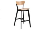 Set-de-2-chaises-de-bar-Roxby-99119-chene--pieds-noir-PIECE-Actona